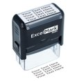 thumbnail image 1 of Sello de goma ExcelMark personalizado autoentintado (mediano), 1 of 6