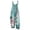 #02Cyan, variant on Women's Boho Overalls Casual Loose Bib Jumpsuits Adjustable Strap Rompers Trendy Outdoor Streetwear Outfits Blue L