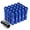 Blue, variant on J2 Engineering LN-T7-027-15-GD J2 Engineering 7075 -T6 Forged Aluminum M12 x 1.5 20 Pcs 90mm Open End Lug Nut Set w/ Adapter ( Gold )