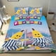 thumbnail image 1 of Plátanos en Pijamas Conjunto de sábanas temático, trío de piezas, cómodo y amigable con la piel, diseño único, regalo de decoración para el hogar para familiares, amigos y fans,173cm *218cm, 1 of 6