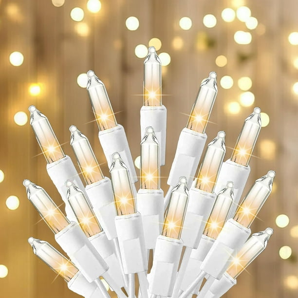 Luces navideñas TW SHINE, color blanco cálido, 40 m, 200 unidades