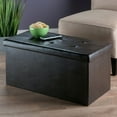 thumbnail image 2 of Winsome Ashford Faux Leather Ottoman with Storage, 2 of 5
