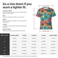 thumbnail image 4 of Bixox Men's Hawaii Palms Printed Short Sleeve Skinny Athletic T-Shirt, 4 of 6