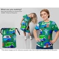 thumbnail image 6 of oneOone Polyester Spandex Sea Green Fabric Camping Hike Point Sewing Craft Projects Fabric Prints By Yard 56 Inch Wide, 6 of 6