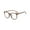 Brown, variant on HUANLEDASH Anti-blue Light Glasses Unisex Retro Small Frame Clear View Strong Hinge Reduce Eye Fatigue Eye Protection Clear Bluelight Glasses Spectacles Office Use Eyewear