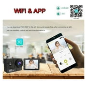 Action Sport Camera Ultra HD 4K/60fps EIS 24MP 2.0inch IPS Screen 170D Underwater 30M Go Waterproof Pro Helmet Video Cam
