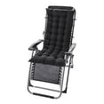 thumbnail image 4 of SAYFUT Lounge Chaise Chair Cushion Tufted Soft Comfort Deck Chaise High Back Cushion Outdoor/Indoor Rocking Chair Padded with Ties, 4 of 6