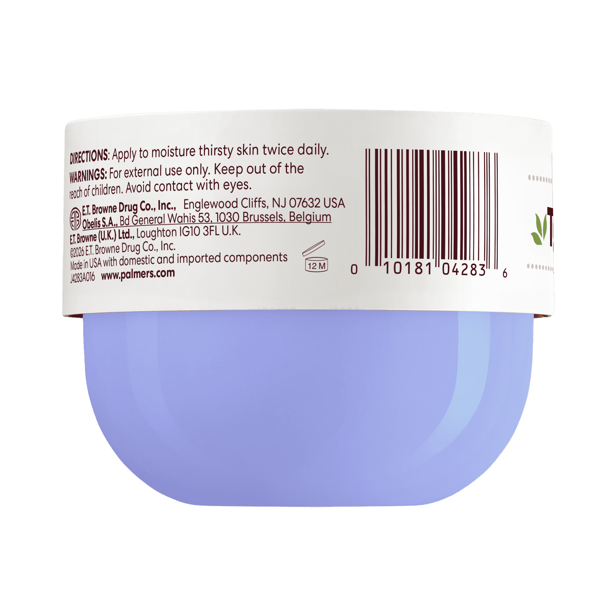 Palmer's Tahitian Vanilla Moisture Drenching Body Cream 3 oz