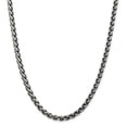 thumbnail image 1 of 925 Sterling Silver 6mm Antiqued Spiga Chain 22 Inch, 1 of 5