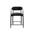 thumbnail image 5 of Acme Furniture Jaramillo Counter Height Chair (Set-2) in Black Chenille & Black Finish, 5 of 6