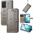 thumbnail image 4 of Funda Cartera FOXDOCK para Motorola Moto G35 , Flip PU con Relieve de Gatos y Perros, Tarjetero y Soporte, 4 of 6