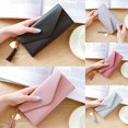 thumbnail image 2 of New Womens Leather Wallet Long Zip Purse Card Phone Holder Case Clutch Handbag, 2 of 5