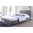 thumbnail image 2 of Hillary Upholstered King Platform Bed in Gray, 2 of 4