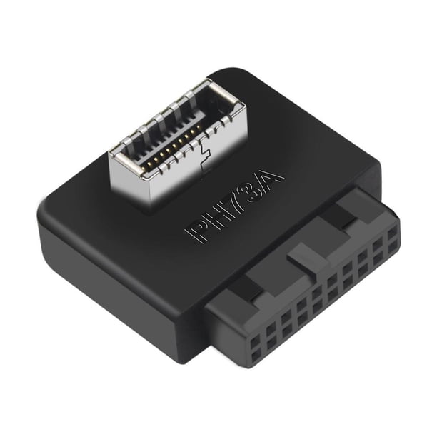 Adaptador USB3.0 19/20P a TYPE-E Puerto de inserción TYPE-C para placa base (PH73A) Likrtyny Para estrenar