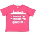 thumbnail image 3 of Inktastic Memphis Tennessee Someone Loves Me Skyline Boys or Girls Toddler T-Shirt, 3 of 5