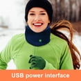 thumbnail image 3 of Bufanda Calefactora Al Aire Libre USB 3 Engranajes Temperatura Ajustable para Ciclismo Camping, 3 of 9