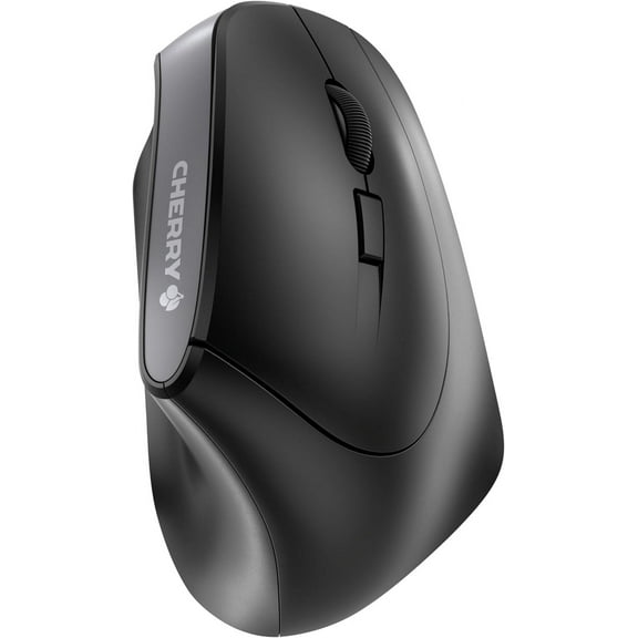 CHERRY MW4500 Wireless Vertical Ergonomic Optical Mouse, up to 1200 DPI, 6 Buttons and Scroll Wheel For Laptop, PC, Desktop or Mac. Right Handed.