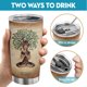 thumbnail image 4 of Vaso Oasisdream de acero inoxidable de 600 ml con estampado femenino, 4 of 6