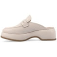 thumbnail image 3 of Journee Womens Antonina Slip On Mule Platform Loafer, 3 of 10