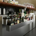 thumbnail image 4 of AmGood 48 in. Double Tier Stainless Steel Speed Rail Rack for Commercial Bars, NSF, 4 of 6