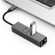 thumbnail image 1 of Sxbd 4-port Usb 3.0 Hub Long Cable 48-inch With Micro Usb Charging Port, Fast Data Transfer Usb Hub Extender Ex, 1 of 3