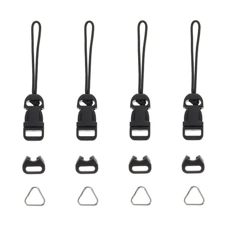 OATIPHO 8Pcs Qd System Connector Black Quick Release Camera Strap Adapter Clip for Neck Strap