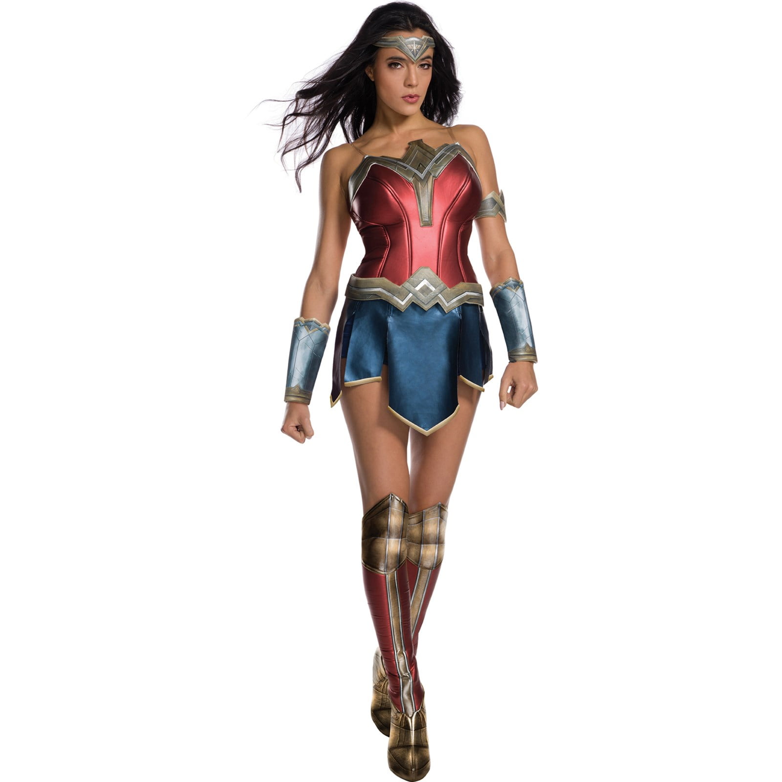 Body Strap Wonder Woman Fancy Cosplay Halloween Costume: Corset Skirt Shorts