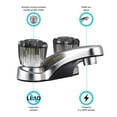 thumbnail image 5 of Dura Faucet Lavatory Faucet with Smoked Acrylic Knobs for RV Bathrooms - Brushed Satin Nickel, 5 of 8