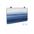 thumbnail image 2 of nqOlkjepod Large Induction Cooktop Protector Mat 36"x21", Navy Blue White Ombre Stove Top Covers for Electric Stove, Contemporary Minimalism Stripes Stove Burner Cover Mats, Glass Top Stove Cover, 2 of 8