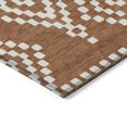 thumbnail image 4 of Addison Rugs Chantille Indoor/Outdoor Transitional Diamonds Terracotta Washable Round Rug, 8' x 8', 4 of 6