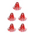 thumbnail image 1 of mmirethe Silk Scarf Soft And Comfortable Wrap For Everyday Wear Fashionable And Stylish red 5Set, 1 of 6