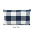 thumbnail image 2 of Weerihhol Pillow Cover Navy Blue Decorative Pillow Cover With Plaid Farm Throw Pillows, 2 of 3