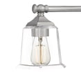 thumbnail image 5 of Nicholas 4-Light Brushed Nickel Vanity Light, 5 of 5