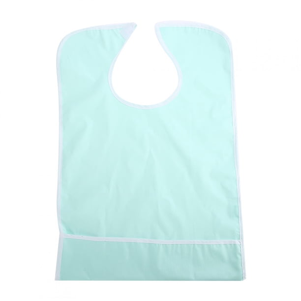 Babero impermeable, babero impermeable para adultos mayores a la hora de comer, protector de ropa, diseño elevado