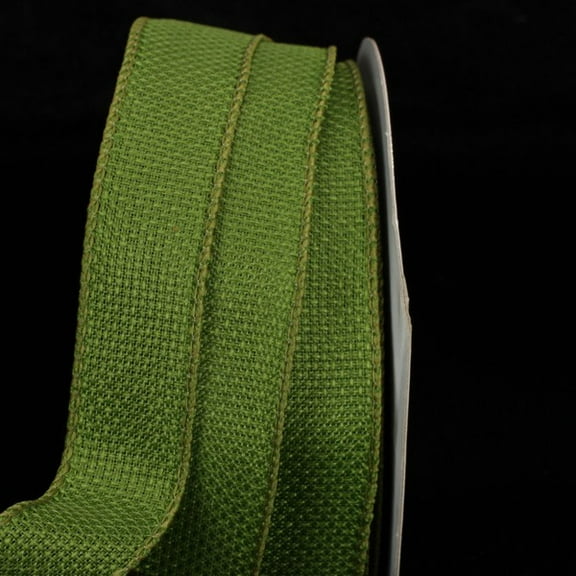 The Ribbon People Pine Green Contemporary Wired Craft Ribbon 0.75" x 80 Yards