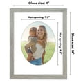 thumbnail image 6 of Americanflat 11x14 Picture Frame with Shatter-Resistant Glass shaped elevate cherished photos unique - Driftwood, 6 of 8