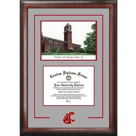 graduate diploma cougars spirit washington frame state
