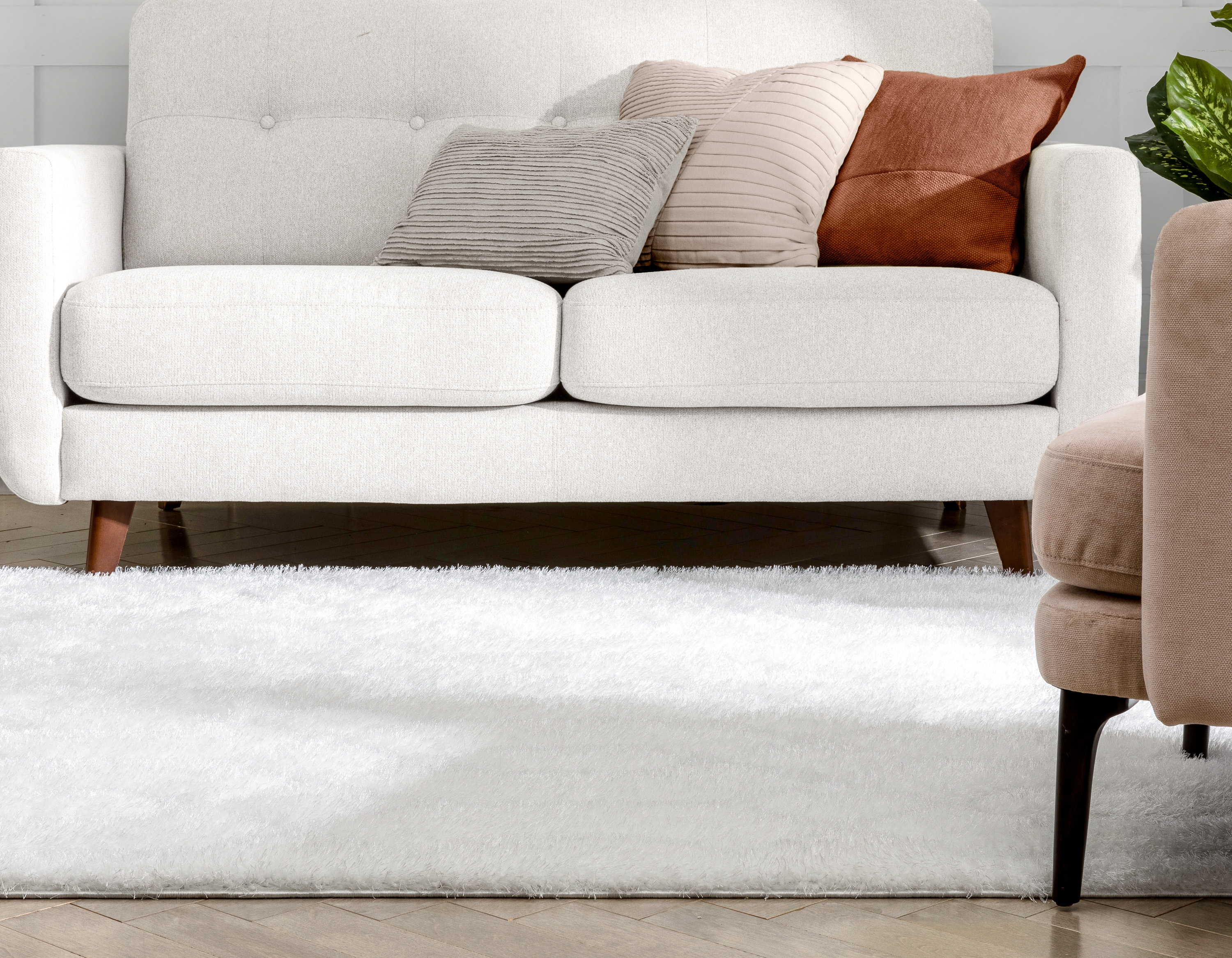 Well Woven Logan Winona Honeycomb Hexagon Pattern Shag 3D Textured Ivory 7' 5" x 9' 10" Area Rug