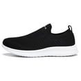 thumbnail image 4 of Aayomet Sneakers for Men Fashion Summer Men Mesh Fly Woven Breathable Lightweight Comfortable Casual Flat Bottom,White 11.5, 4 of 5
