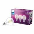 thumbnail image 1 of Philips UltraDefinition LED G25 E26 60W Equivalent Globe Light Bulb, Dimmable Day light (5000K) 3-Pack, 1 of 6