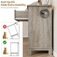 thumbnail image 4 of Solution de Rangement Spacieuse Commode à 6 Tiroirs pour Chambre – Grand Coffre en Bois Gris Classique, Armoire de Rangement Autoportante Style Ferme pour Garde-Robe, Chambre de Bébé, Salon, Entrée – Couleur : Gris Classique, 4 of 7