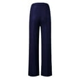 thumbnail image 6 of Stylish Women's Casual Sequined High Waist Wide Leg Flare Trousers with Sparkling Embellishments for Evening Party Outfits Elastic High Waisted Straight Leg Pull On Trousers, 6 of 6