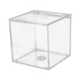 thumbnail image 1 of kurtrusly Stylish Acrylic Clear Box with Lids Transparent Gift Box for Home and Wedding transparent 8cm 1Set, 1 of 6