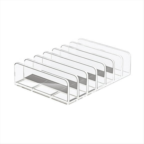 Rollbacks & More Acrylic CD/DVD Storage Rack Transparent Organizer Stand Display Holder for CD/DVD, Holds Multiple Discs