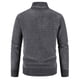 thumbnail image 3 of Gibobby Sueter Cardigan Casual Cárdigan familiar de manga larga, suéter de punto con parte delantera abierta, chamarra cálido(Gris oscuro,XG), 3 of 5