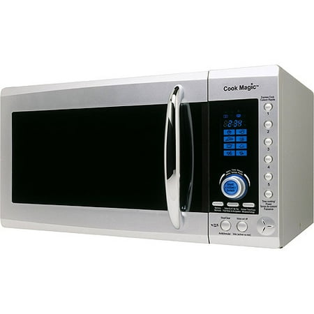 Cook Magic 0 9 Cu Ft Talking Microwave Silver Cook Magic 0 9 Cu Ft Talking Microwave Silver