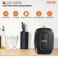 thumbnail image 2 of VEVOR Mini Réfrigérateur, 4 Litres/6 Canettes Petit Réfrigérateur pour Boissons Soins de la Peau & Cosmétiques, Refroidisseur & Réchauffeur AC/DC, Réfrigérateur Portable Silencieux pour Chambre Bureau Dortoir Voiture Voyage, Certifié ETL, Noir, 2 of 9