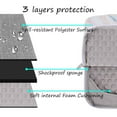 thumbnail image 6 of MOSISO Laptop Sleeve Briefcase for 13 inch New MacBook Pro A2251 A2289 A2159 A1989 A1706 A1708 New Air 13 A2179 A1932 Polyester Notebook Sleeve Case Bag, Pink Marble, 6 of 6
