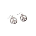 thumbnail image 1 of Boucles d'Oreilles Costume - Signe de Paix - Argent, 1 of 1