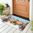 thumbnail image 3 of Merry Christmas Woofmas Xmas Noel Siberian Husky Elf Candy Cane Snow Doormat Husky Dog Lover Gifts Indoor Outdoor Welcome Mat - 13017, 3 of 5